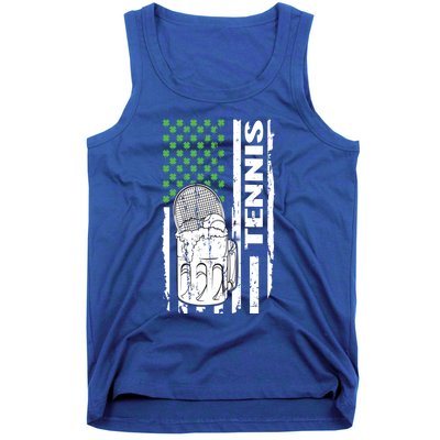 Holiday 365 St Patrick's Day Tennis Sport Irish Flag Gift Tank Top