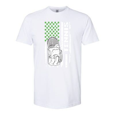 Holiday 365 St Patrick's Day Tennis Sport Irish Flag Gift Softstyle CVC T-Shirt