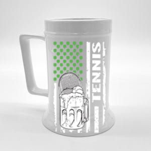 Holiday 365 St Patrick's Day Tennis Sport Irish Flag Gift Beer Stein