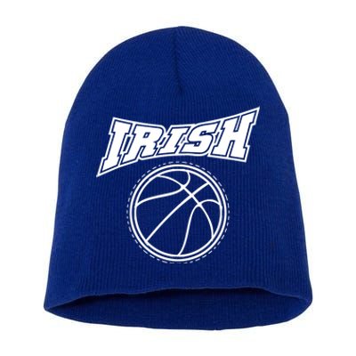 Holiday 365 St Patrick's Day Irish Basketball Sport Gift Short Acrylic Beanie