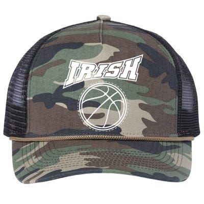 Holiday 365 St Patrick's Day Irish Basketball Sport Gift Retro Rope Trucker Hat Cap