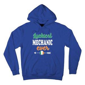 Holiday 365 St Patrick's Day Luckiest Mechanic Ever Gift Hoodie