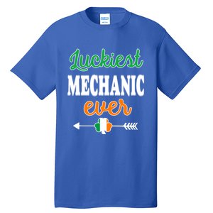 Holiday 365 St Patrick's Day Luckiest Mechanic Ever Gift Tall T-Shirt