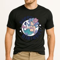 Happy 4th Birthday Cute Mermaid Cooling Performance Crew T-Shirt