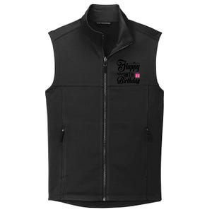 Happy 40th Birthday Celebration Graphic Collective Smooth Fleece Vest