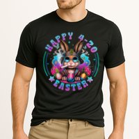 Happy 420 Easter Bunny Smoking Weed Funny  Cooling Performance Crew T-Shirt