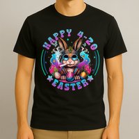 Happy 420 Easter Bunny Smoking Weed Funny  T-Shirt