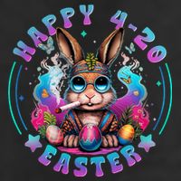 Happy 420 Easter Bunny Smoking Weed Funny  11oz C Handle Ceramic Mug