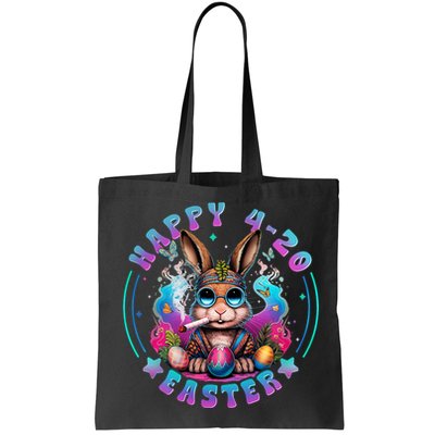 Happy 420 Easter Bunny Smoking Weed Funny  Bag