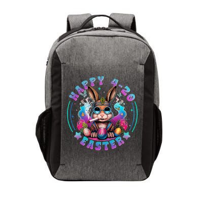 Happy 420 Easter Bunny Smoking Weed Funny  Vector Backpack