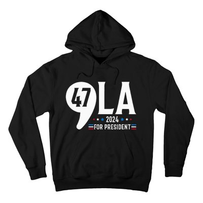 Harris 47th For President American Election Comma La 2024 Hoodie