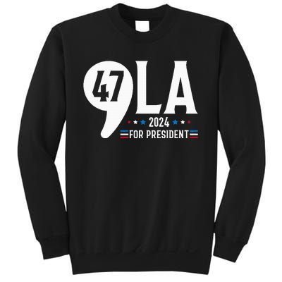 Harris 47th For President American Election Comma La 2024 Sweatshirt