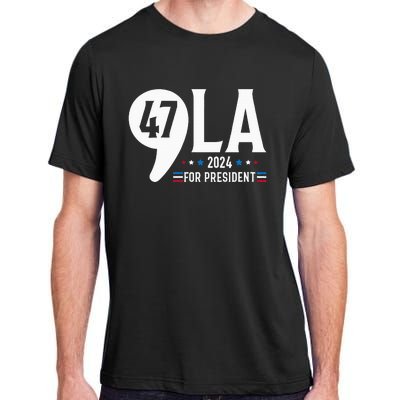 Harris 47th For President American Election Comma La 2024 Adult ChromaSoft Performance T-Shirt