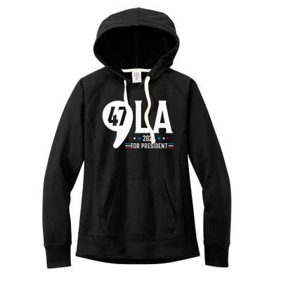 Harris 47th For President American Election Comma La 2024 Women's Fleece Hoodie