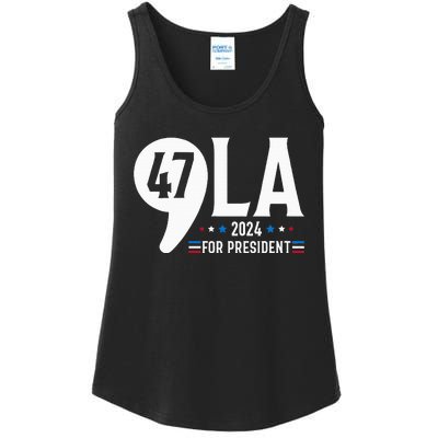 Harris 47th For President American Election Comma La 2024 Ladies Essential Tank