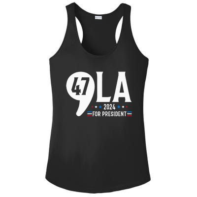 Harris 47th For President American Election Comma La 2024 Ladies PosiCharge Competitor Racerback Tank