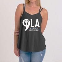 Harris 47th For President American Election Comma La 2024 Women's Strappy Tank