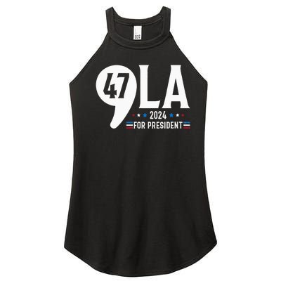 Harris 47th For President American Election Comma La 2024 Women's Perfect Tri Rocker Tank