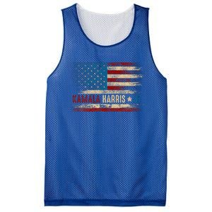 Harris 47 For President Usa American Flag Kamala Harris 2024 Mesh Reversible Basketball Jersey Tank