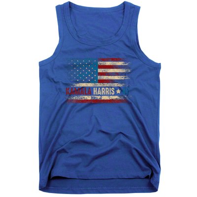 Harris 47 For President Usa American Flag Kamala Harris 2024 Tank Top