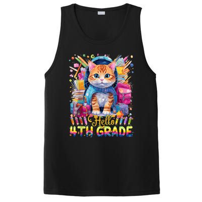 Hello 4th Grade Back To School First Day Fourth Grade Vibes PosiCharge Competitor Tank