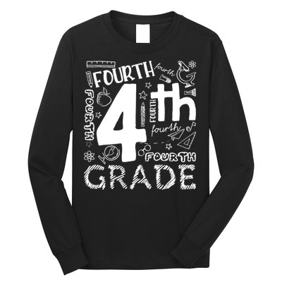 Hello 4th Grade Teacher Boy and Team Fourth Grade Girl Long Sleeve Shirt