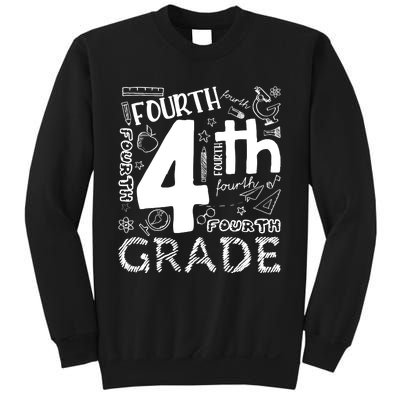 Hello 4th Grade Teacher Boy and Team Fourth Grade Girl Sweatshirt