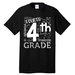 Hello 4th Grade Teacher Boy and Team Fourth Grade Girl Tall T-Shirt