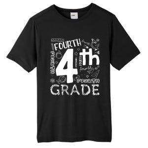 Hello 4th Grade Teacher Boy and Team Fourth Grade Girl Tall Fusion ChromaSoft Performance T-Shirt