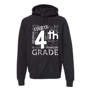 Hello 4th Grade Teacher Boy and Team Fourth Grade Girl Premium Hoodie