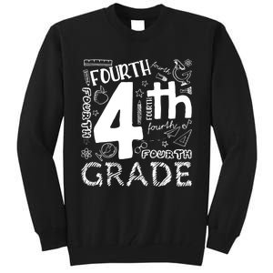 Hello 4th Grade Teacher Boy and Team Fourth Grade Girl Tall Sweatshirt