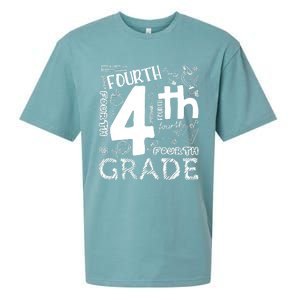 Hello 4th Grade Teacher Boy and Team Fourth Grade Girl Sueded Cloud Jersey T-Shirt