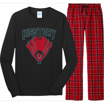 Hisstory 4 Home Runs In 1 Inning Arizona Baseball Long Sleeve Pajama Set