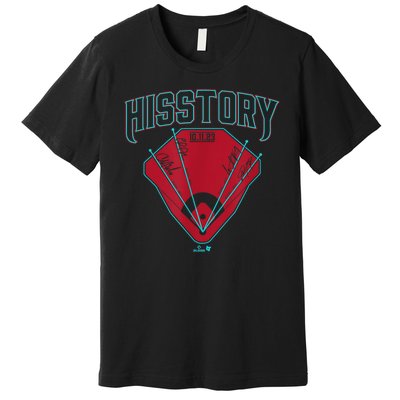 Hisstory 4 Home Runs In 1 Inning Arizona Baseball Premium T-Shirt