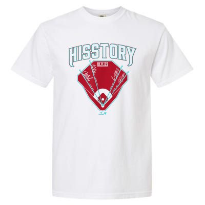 Hisstory 4 Home Runs In 1 Inning Arizona Baseball Garment-Dyed Heavyweight T-Shirt