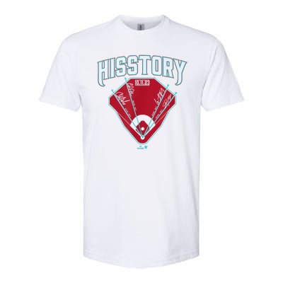 Hisstory 4 Home Runs In 1 Inning Arizona Baseball Softstyle CVC T-Shirt