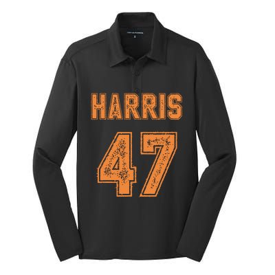 Harris 47 Silk Touch Performance Long Sleeve Polo