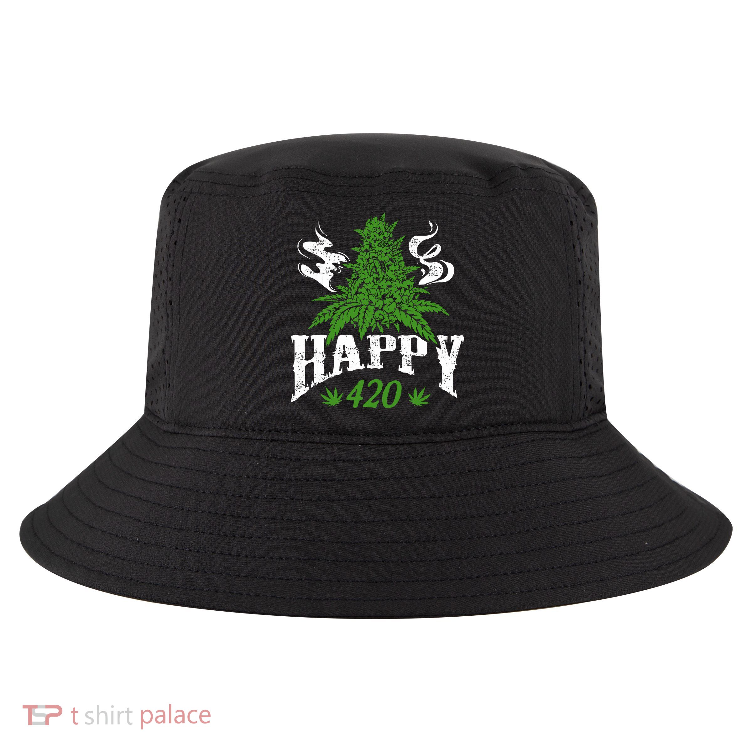 Happy 420 Marijuana Merch To Celebrate Weed Day On 420 Cool Comfort Performance Bucket Hat