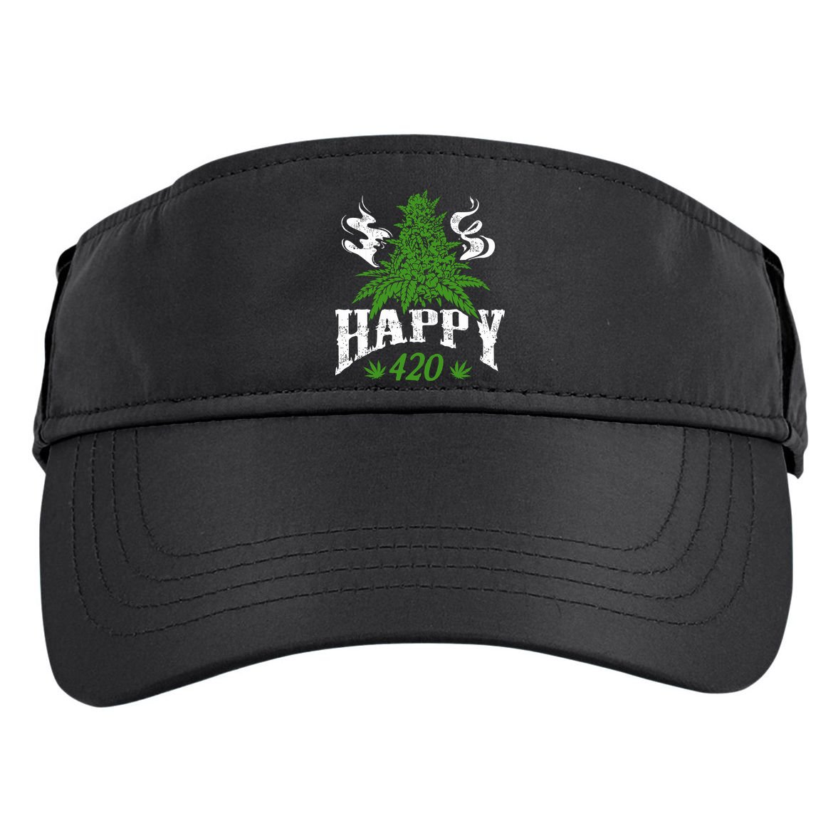 Happy 420 Marijuana Merch To Celebrate Weed Day On 420 Adult Drive Performance Visor