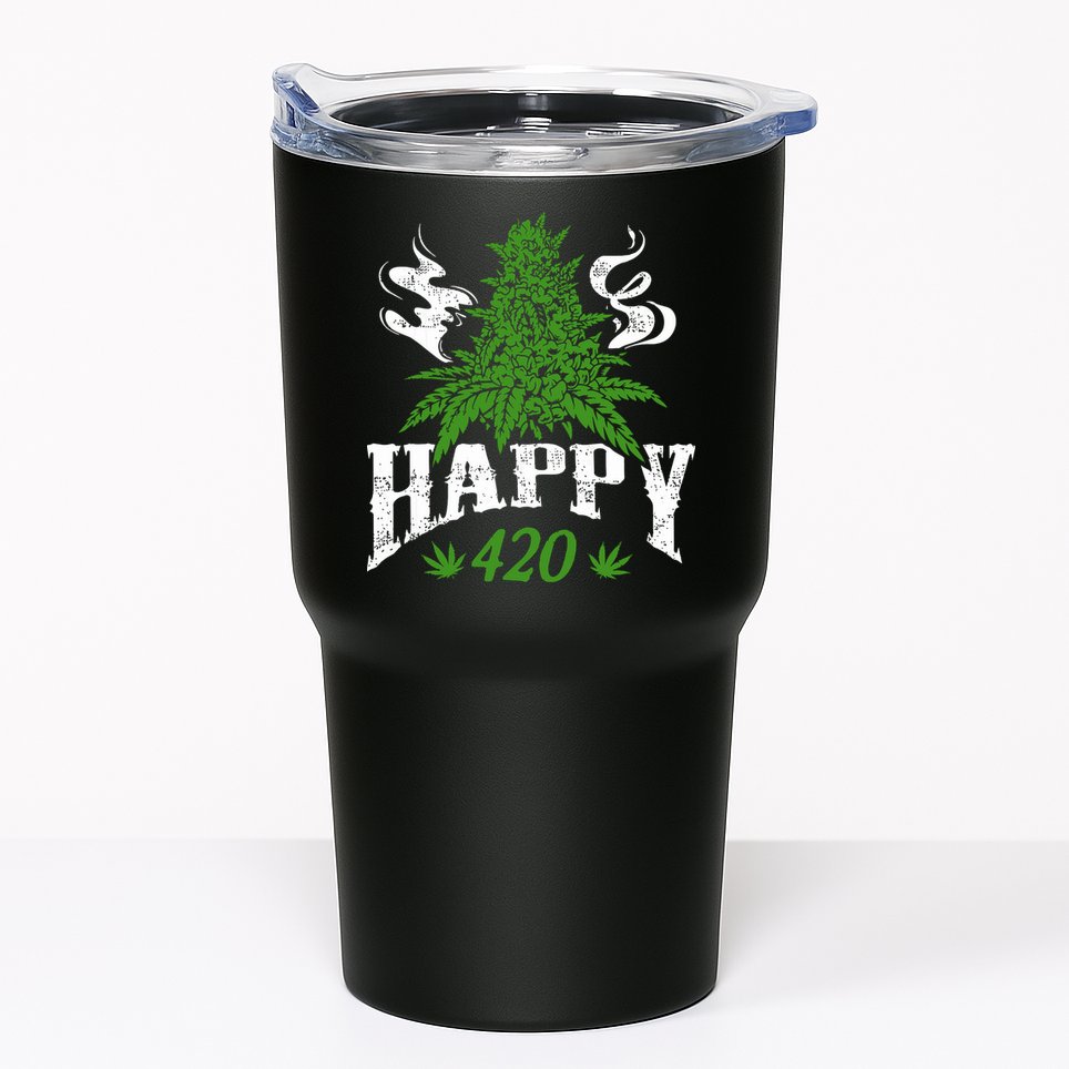 Happy 420 Marijuana Merch To Celebrate Weed Day On 420 Tumbler