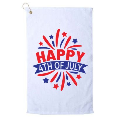 Happy 4th Of July America Celebration Golf Towel