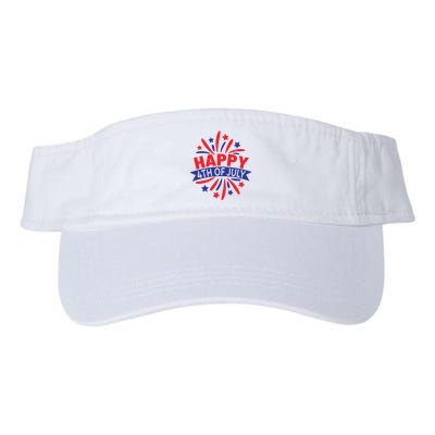 Happy 4th Of July America Celebration Visor
