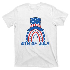 Happy 4th Of July Rainbow T-Shirt