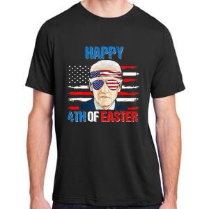 Happy 4th Of Easter Biden Confused 4th Of July American Flag  Adult ChromaSoft Performance T-Shirt