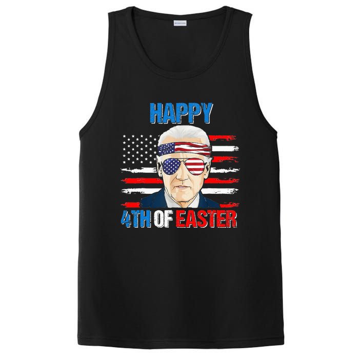 Happy 4th Of Easter Biden Confused 4th Of July American Flag  PosiCharge Competitor Tank