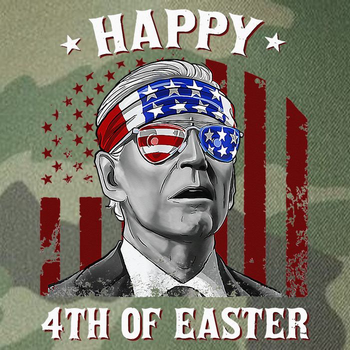 Happy 4th Of Easter Biden Confused 4th Of July Dazed Funny  Legacy Tie Dye Trucker Hat