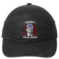 Happy 4th Of Easter Biden Confused 4th Of July Dazed Funny  7-Panel Snapback Hat