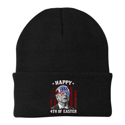 Happy 4th Of Easter Biden Confused 4th Of July Dazed Funny  Beanie