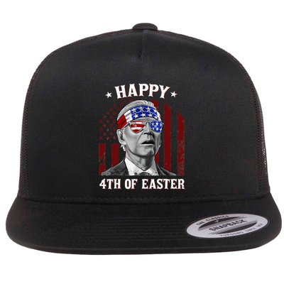 Happy 4th Of Easter Biden Confused 4th Of July Dazed Funny  Flatbill Hat