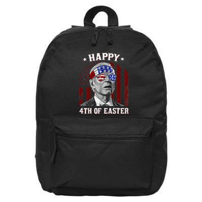 Happy 4th Of Easter Biden Confused 4th Of July Dazed Funny  16 in Basic Backpack